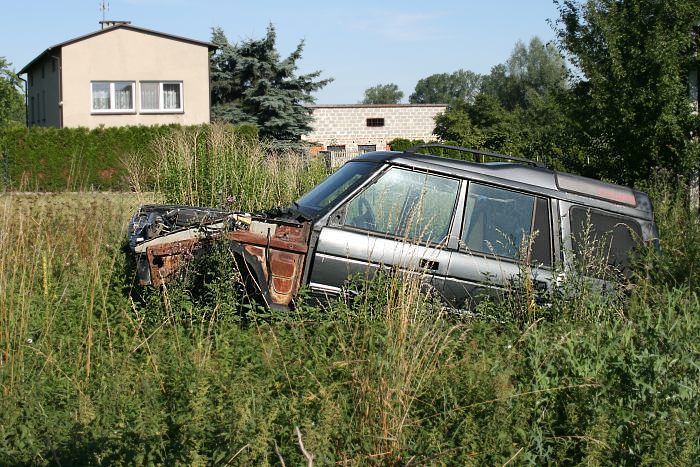 Abandoned cars Poland